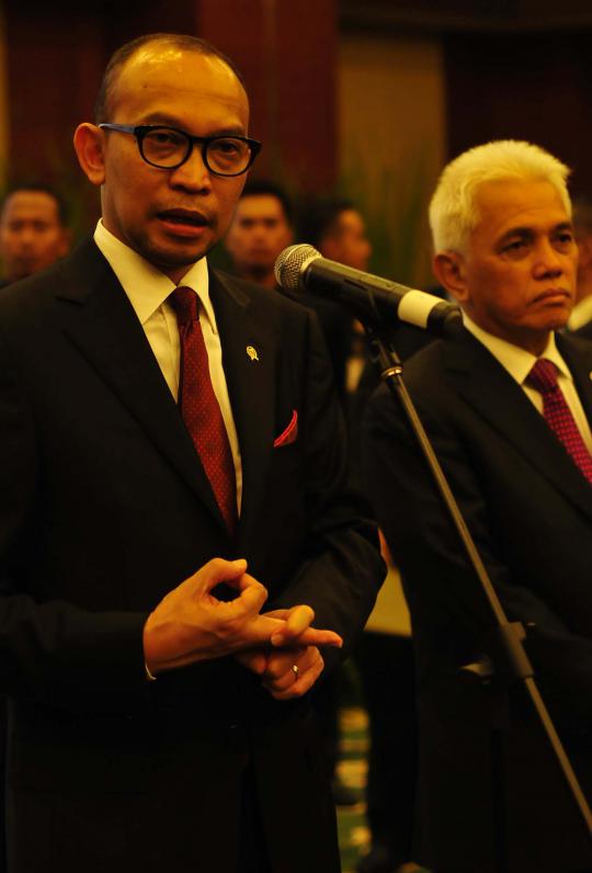 Hatta Rajasa pimpin acara sertijab Menteri Keuangan Chatib Basri