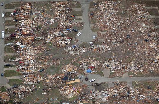 Ketika ratusan rumah rata disapu badai tornado