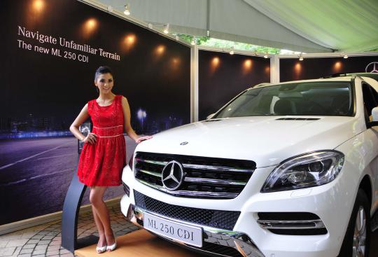 Peluncuran mobil diesel Mercedes Benz ML 250 CDI