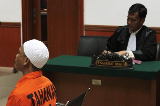 Terdakwa teroris Tambora Thoriq dituntut 8 tahun penjara