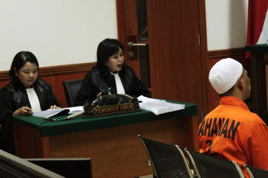 Terdakwa teroris Tambora Thoriq dituntut 8 tahun penjara