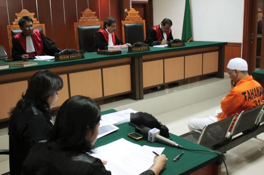Terdakwa teroris Tambora Thoriq dituntut 8 tahun penjara