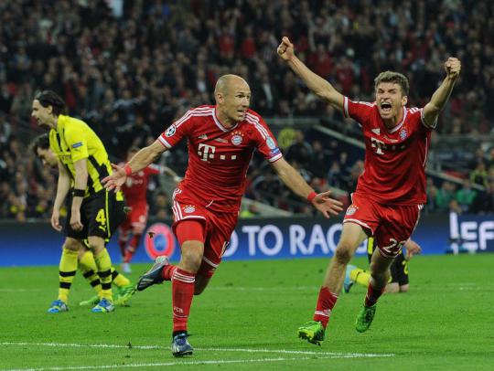 Gol Robben antar Bayern Munich rebut gelar Liga Champions