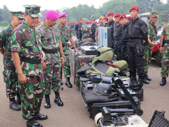 Persiapan Latgab TNI-Malaysia