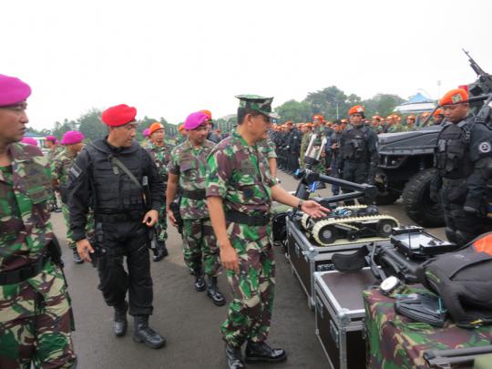 Persiapan Latgab TNI-Malaysia
