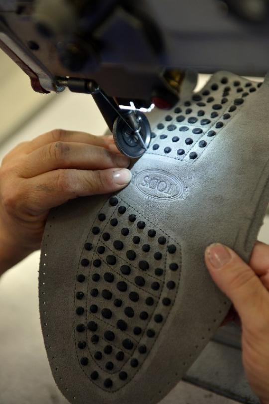 Menengok pabrik sepatu mewah Tod's di Italia