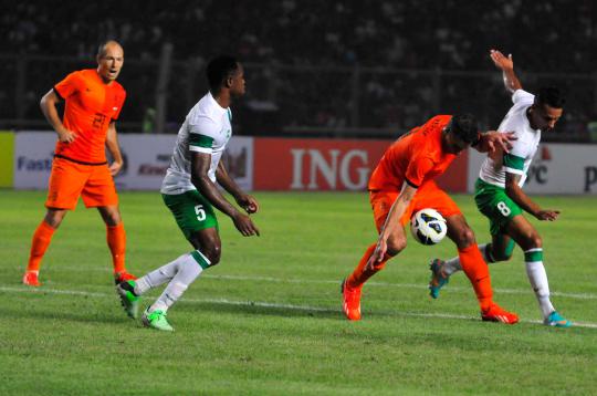 Tim oranye Belanda tekuk Garuda 3-0