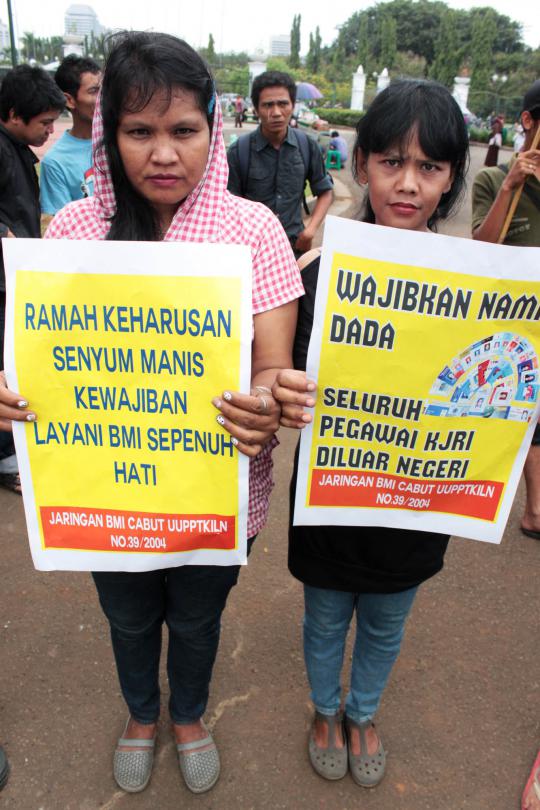 Buruh migran demo di Istana, protes insiden Jeddah