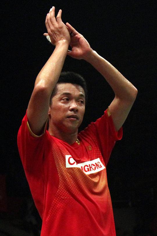 Salam perpisahan Taufik Hidayat