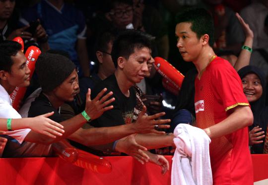 Salam perpisahan Taufik Hidayat