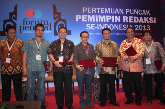 merdeka.com berbagi kisah sukses pada acara puncak Forum Pemred