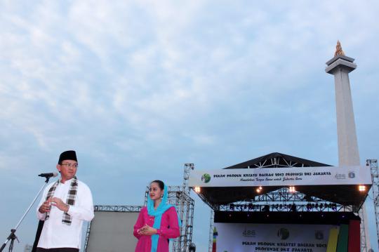 Ahok resmikan Pekan Raya Jakarta (PRJ) 'tandingan' di Monas
