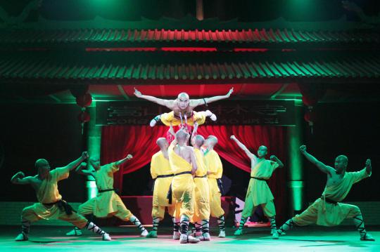 Aksi hebat Kungfu Shaolin meriahkan suasana liburan di Ancol