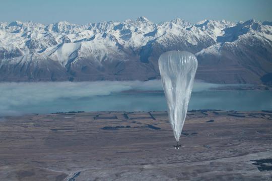 Sajikan internet gratis, Google luncurkan 30 balon udara WiFi