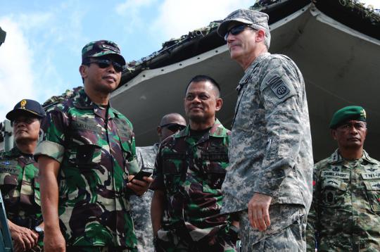 Kostrad dan tentara AS latihan perang bersama di Karawang