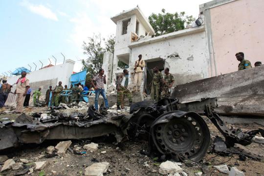 Bom bunuh diri serang markas PBB di Somalia