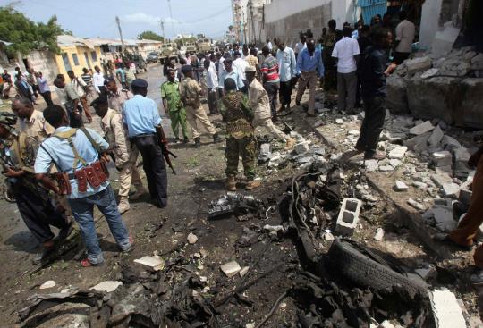 Bom bunuh diri serang markas PBB di Somalia