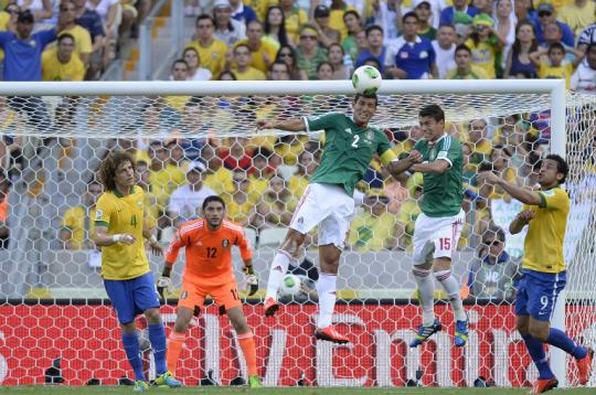 Neymar antar tim 'Samba' ke semifinal Piala Konfederasi 2013
