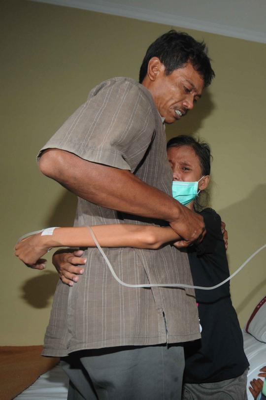 Duka Dahlan Iskan saat jenguk korban human trafficking