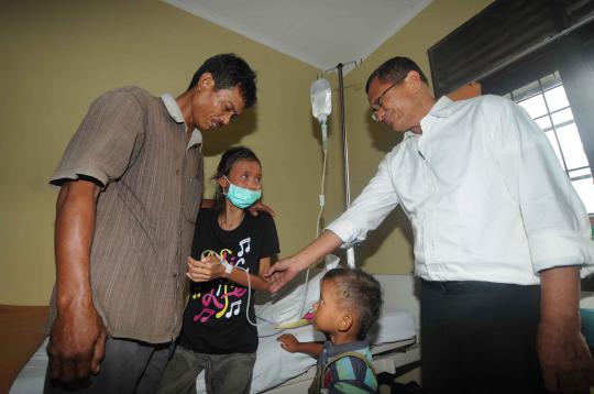 Duka Dahlan Iskan saat jenguk korban human trafficking