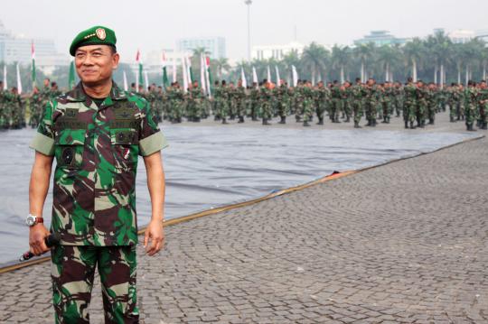 Jalin silahturahmi, TNI AD gelar latihan bersama di Monas