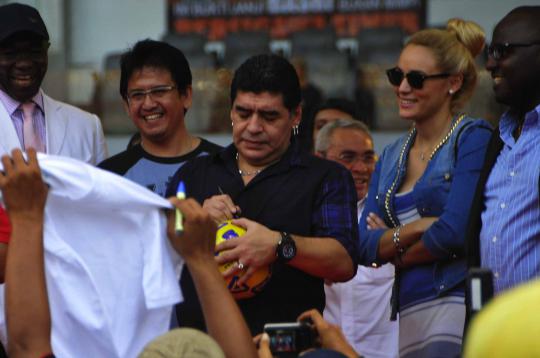 Diego Maradona di Senayan