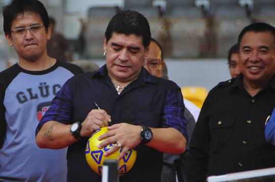 Diego Maradona di Senayan