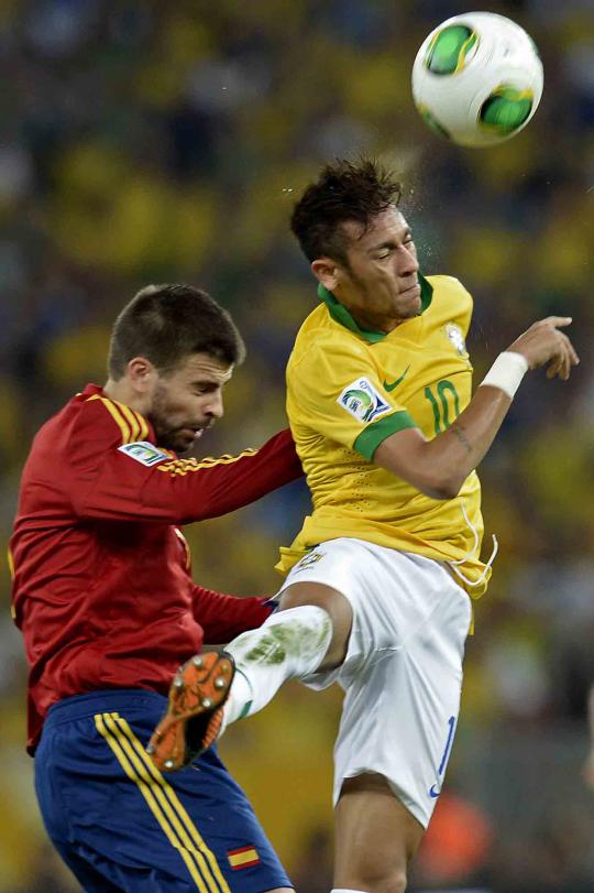 Luar biasa, Brasil kalahkan Spanyol 3-0 di final