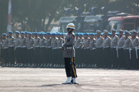 SBY pimpin upacara peringatan HUT ke-67 Bhayangkara