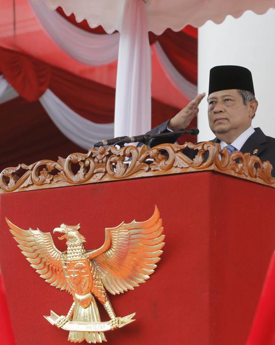 Presiden SBY lantik perwira muda TNI-Polri