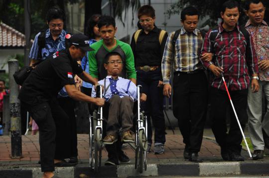 Jokowi ajak para penyandang disabilitas nikmati fasilitas umum