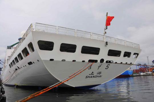 Kapal satelit China MV Yuan Wang 5 berlabuh di Tanjung Priok