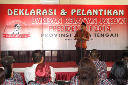 Massa Bara JP siap dukung Jokowi maju jadi Presiden