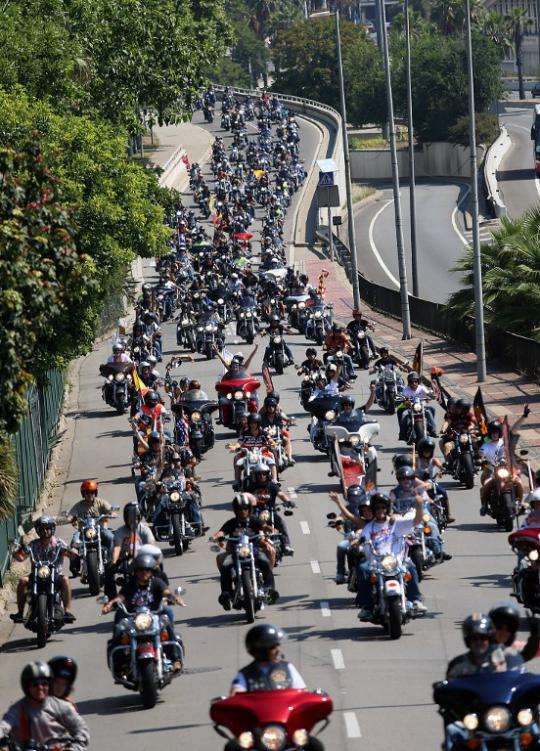 Parade Harley Davidson Barcelona 2013