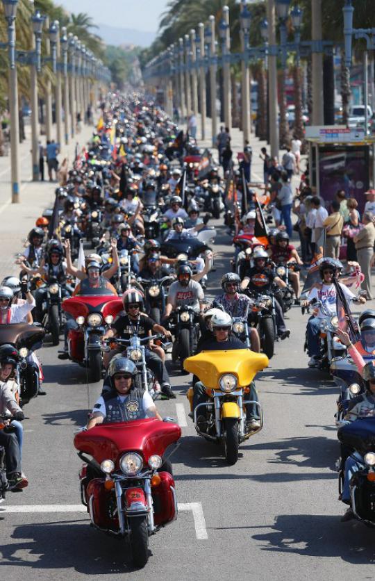 Parade Harley Davidson Barcelona 2013