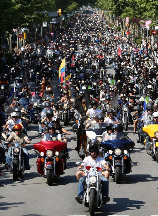 Parade Harley Davidson Barcelona 2013