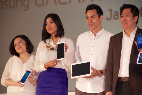 Samsung luncurkan gadget layar besar, GALAXY Tab 3 dan Mega