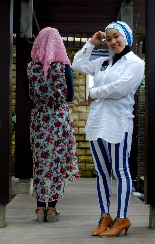 Tampil modis dengan gaya hijab modern