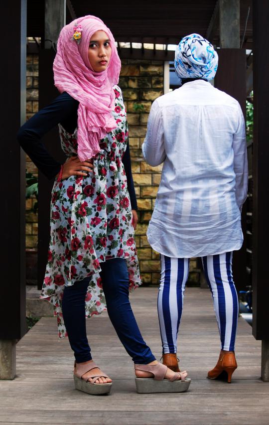 Tampil modis dengan gaya hijab modern