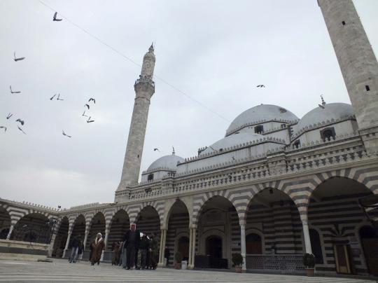Masjid Khalid bin Walid rusak akibat konflik Suriah