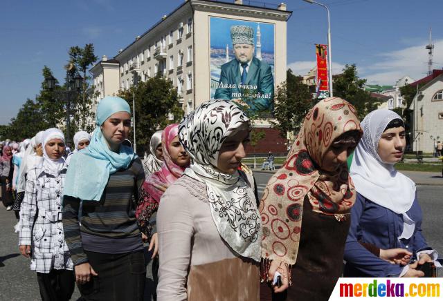 Foto : Menengok kehidupan wanita Muslim di Chechnya 