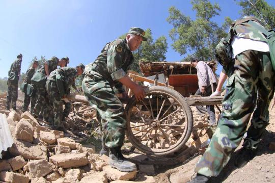 Gempa China tewaskan 73 orang, 5.600 rumah rusak