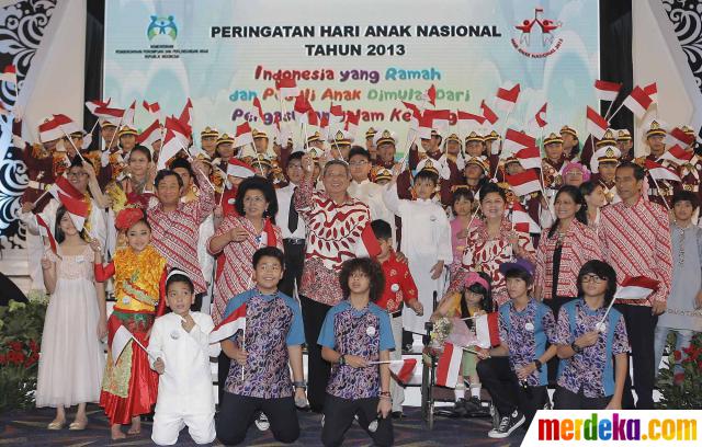 Foto : Hari Anak Nasional, SBY bukber dengan ribuan anak 