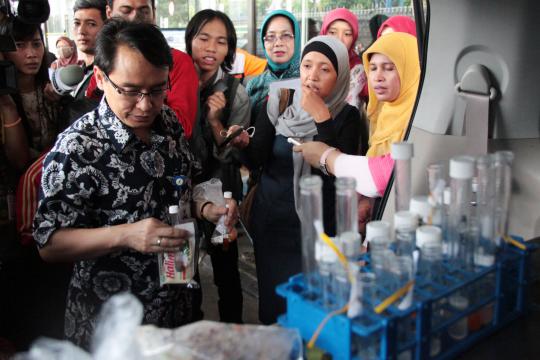 BPOM sidak makanan di sejumlah pasar swalayan