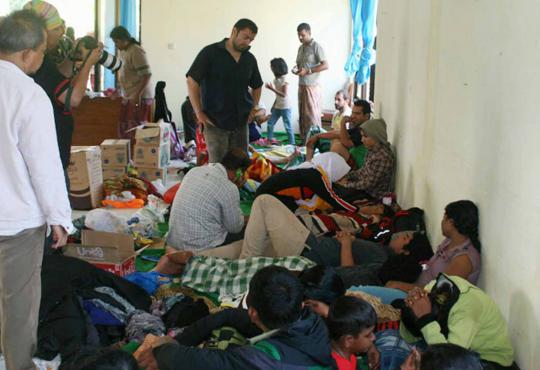 Evakuasi ratusan korban kapal imigran yang tenggelam di Cianjur