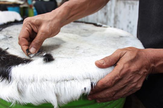 Pedagang bedug mulai menjamur di Pasar Tanah Abang