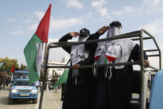 Menengok kiprah polisi wanita Hamas di Palestina