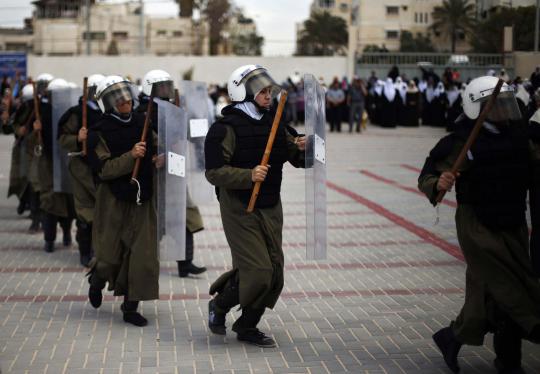 Menengok kiprah polisi wanita Hamas di Palestina