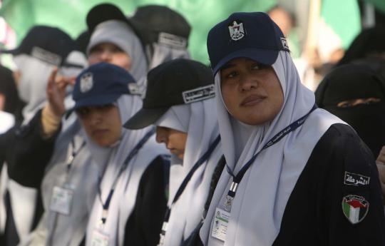 Menengok kiprah polisi wanita Hamas di Palestina