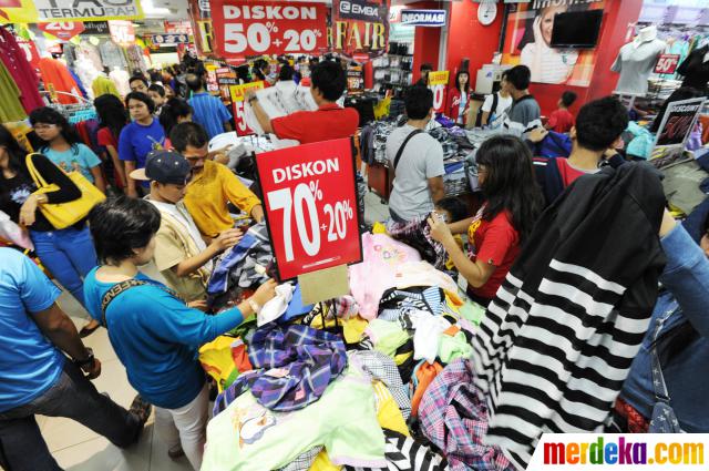 Foto : Jelang Lebaran, department store gencar berikan 